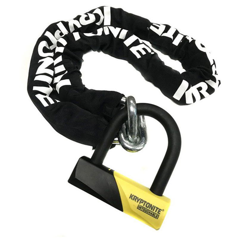 Cadenas pliable Kryptonite 585 Verrouillage de vélo en acier avec support